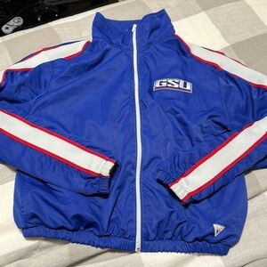Varsity Windbreaker Jacket Blue Red White GSU